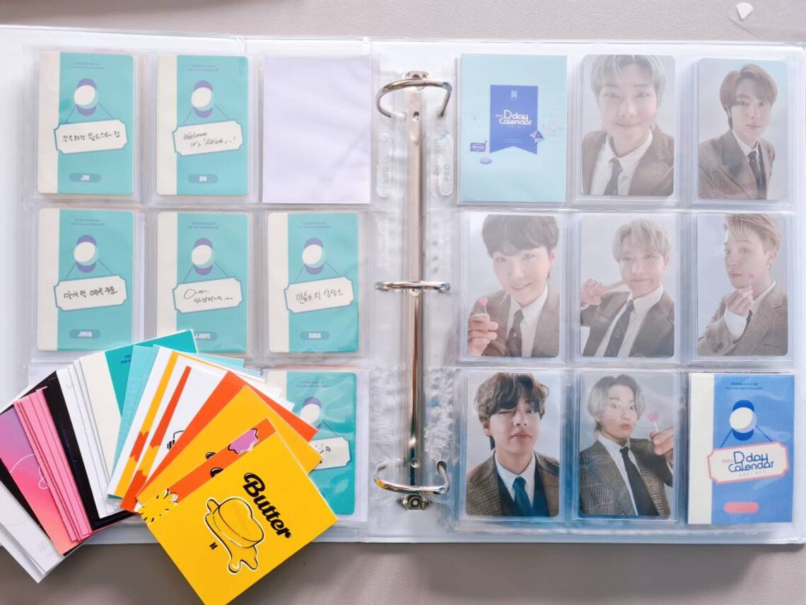 BTS Korean Album Binder Fillers / Inserts Etsy