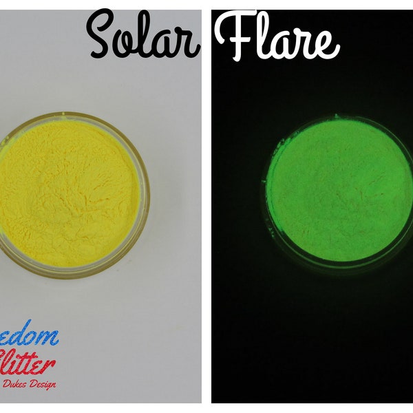 Solar Flare Pigment/Yellow Glow Pigment/Glow in the Dark Pigment/Glow in the Dark Powder