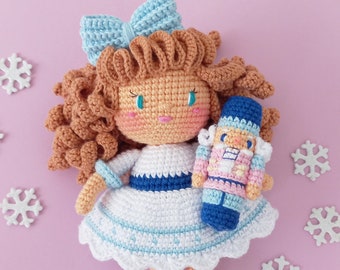 Clara and the Nutcracker amigurumi pdf crochet digital pattern