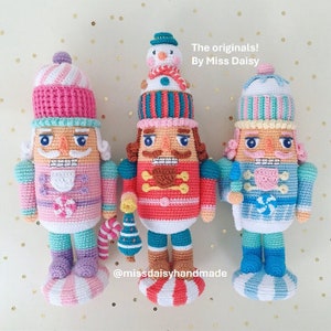 3 Nutcrackers Amigurumi Crochet Pattern pdf in english