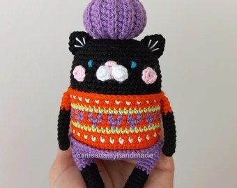 Mario the cat by Miss Daisy  amigurumi pdf crochet digital pattern