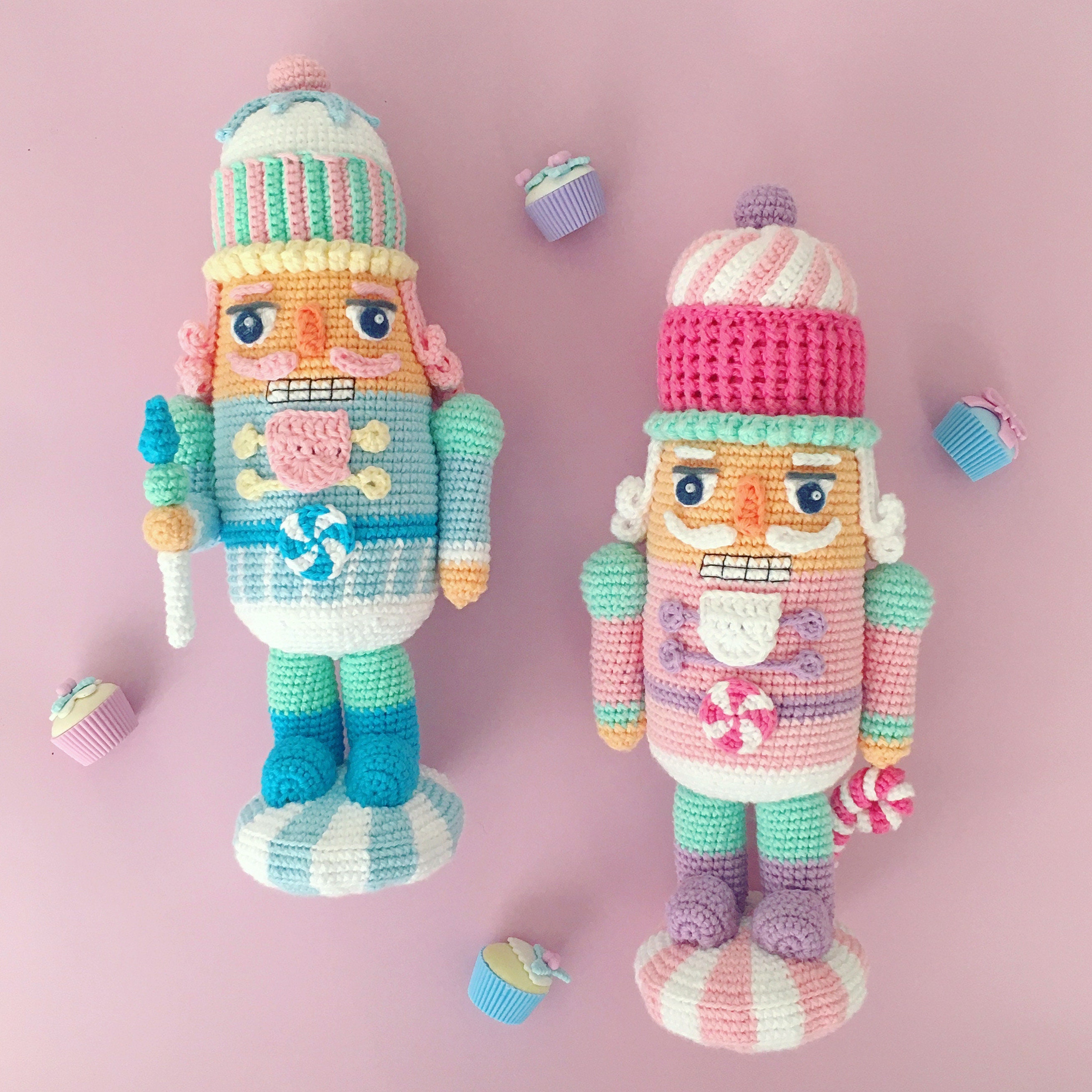 3 Nutcrackers Amigurumi Crochet Pattern Pdf in English Etsy Singapore