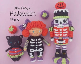 Halloween Pack by Miss Daisy amigurumi crochet pdf patterns
