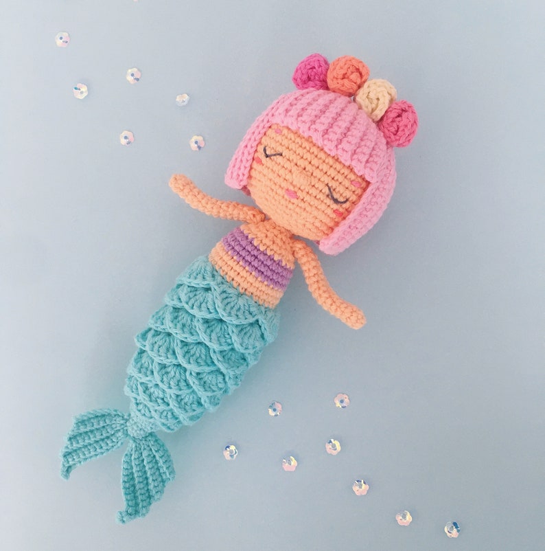 Mermaid Pack Amigurumi Crochet Digital Pdf Patterns Etsy