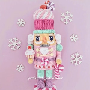 The Candy Nutcracker van Miss Daisy pdf-haakpatroon amigurumi
