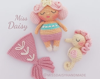Mermaid Mara by Miss Daisy pdf amigurumi crochet pattern