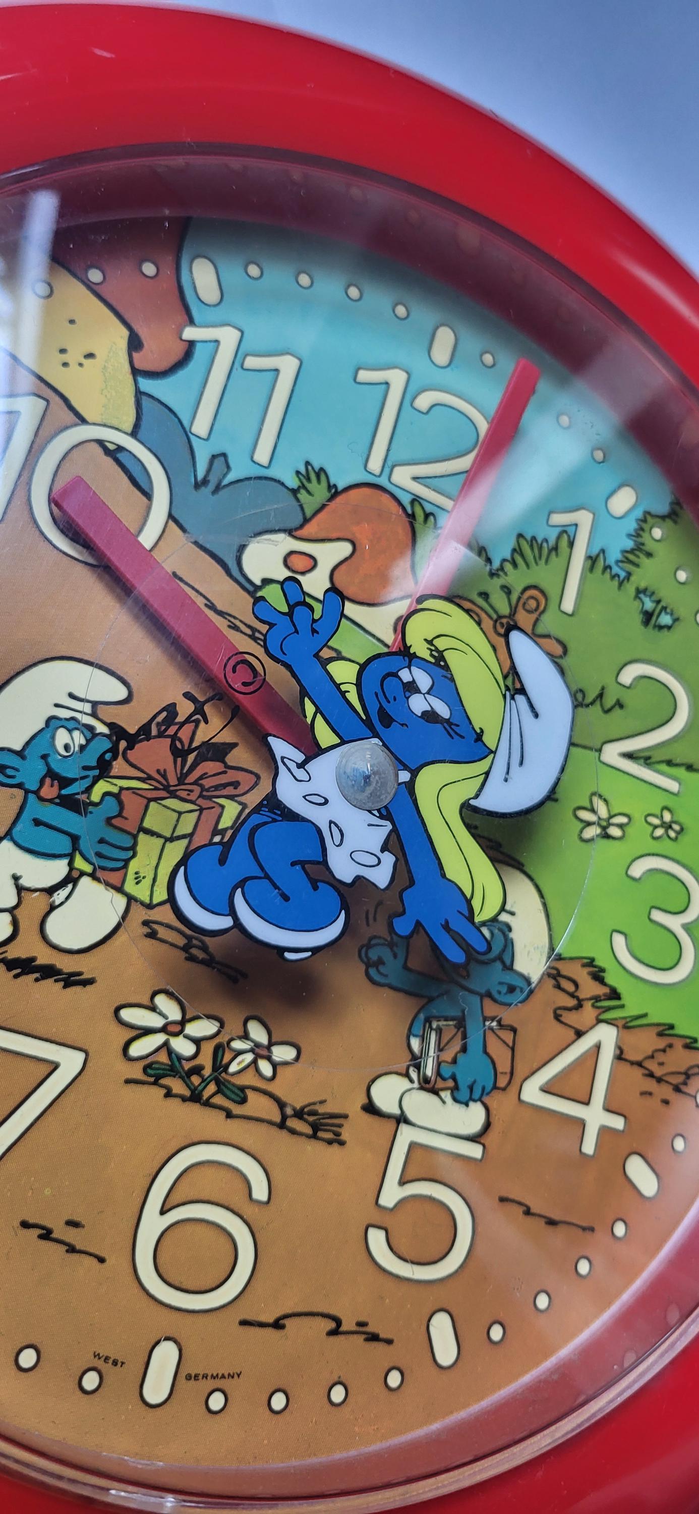 Smurf Alarm Clock - Etsy