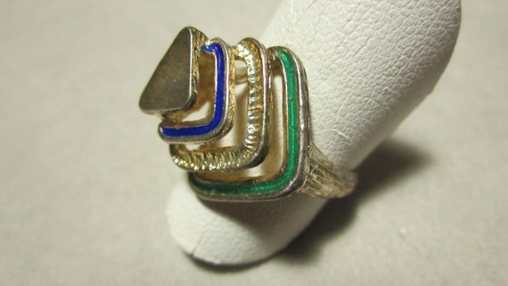 Silver ring various shapes - image 1