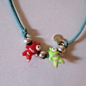 Witty&#39;s silver 925 and rubber bracelet or pendant