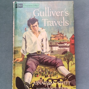 Vintage Gulliver’s Travels/ Treasure Island Companion Library Hardcover Book