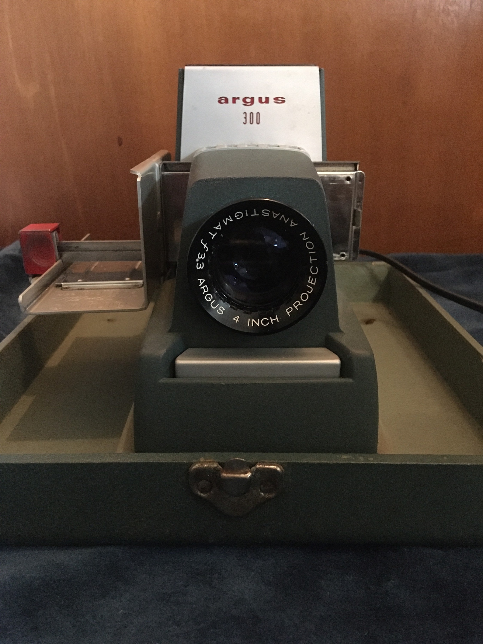 Argus 300 Automatic 35mm Slide Changer Projector w/ Working Etsy