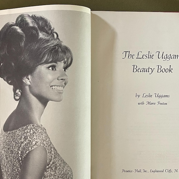 The Leslie Uggams Beauty Book Hardcover Style History Book