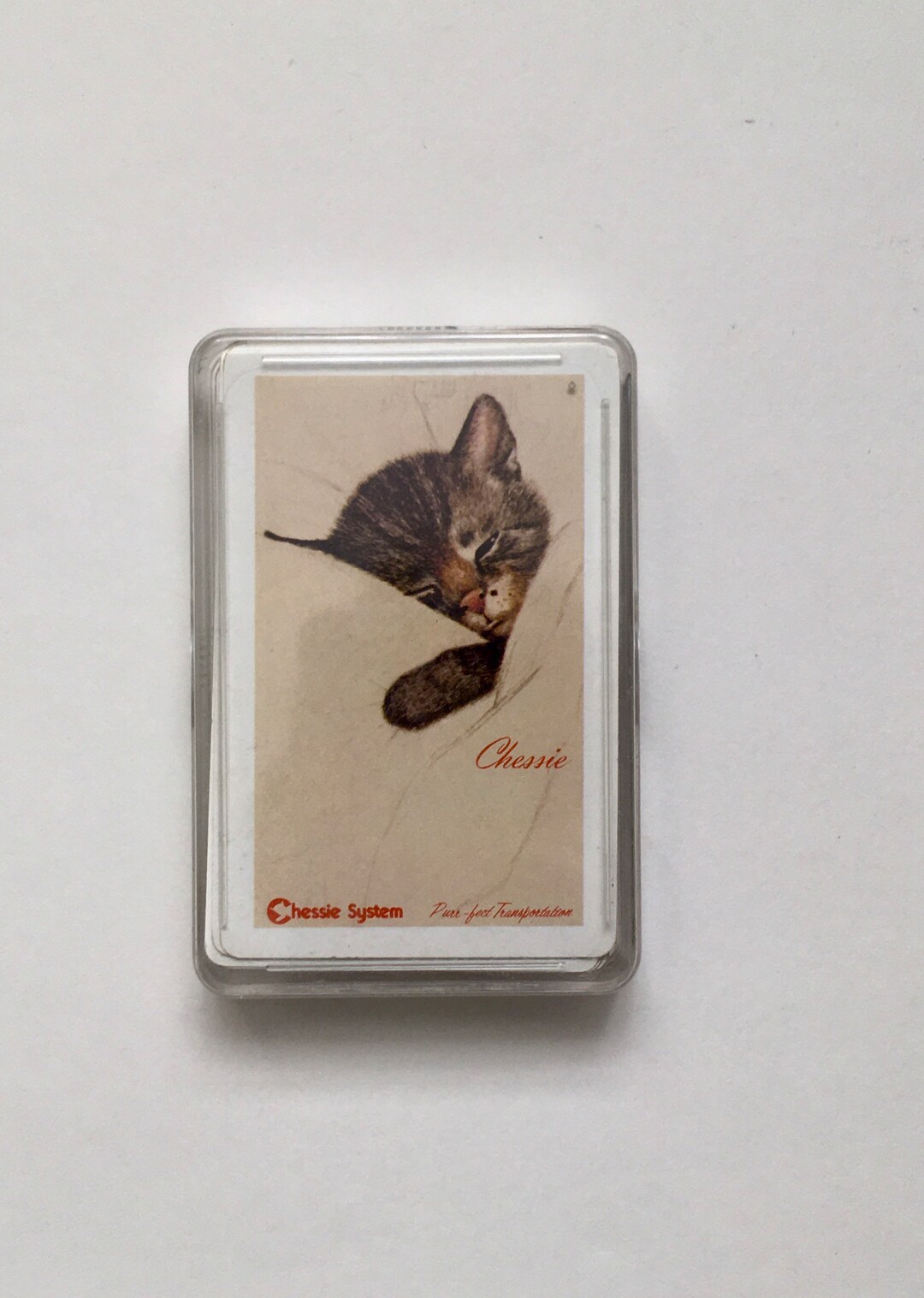 Chessie Kitten Railroad Playing Cards - Etsy