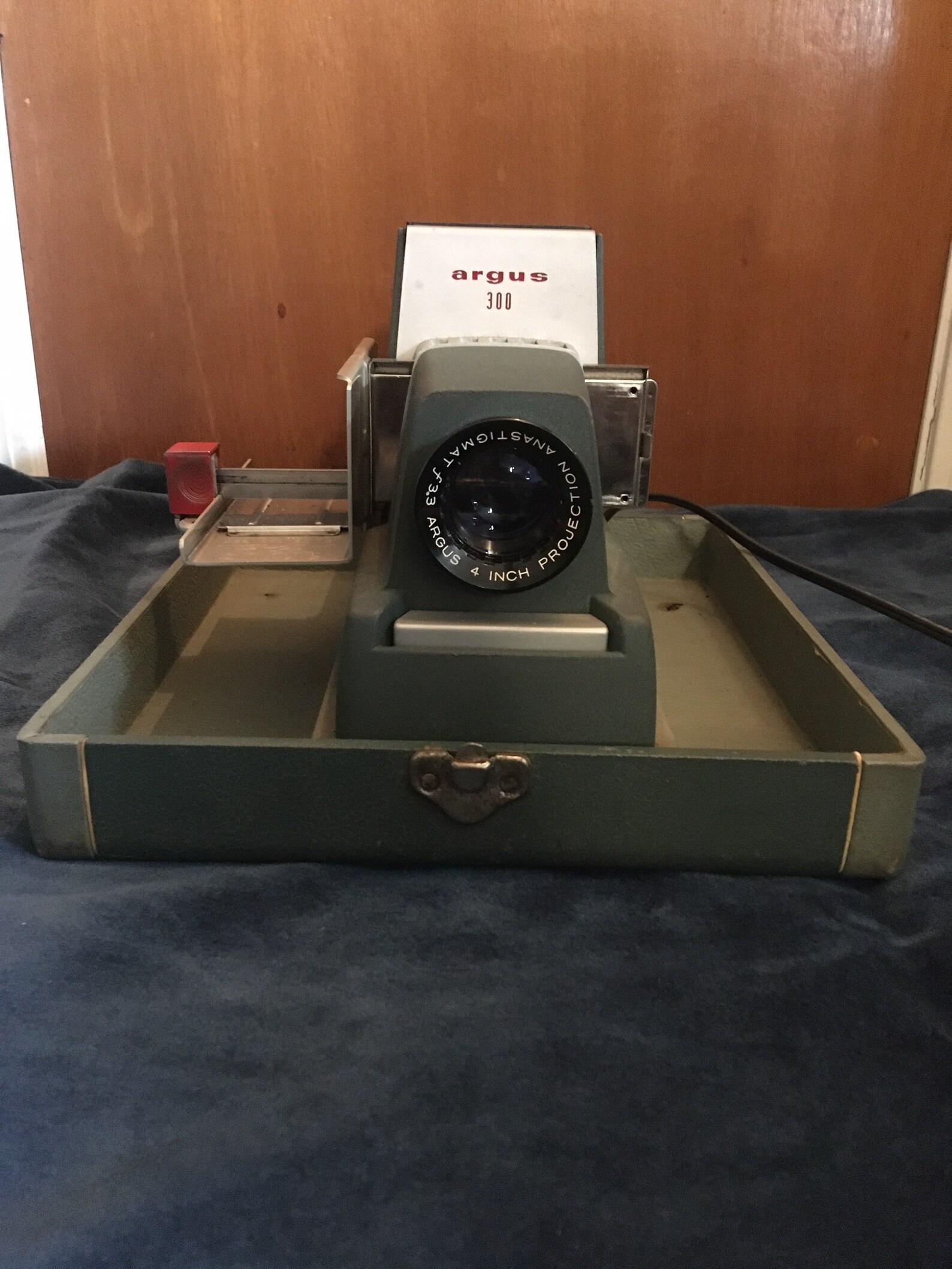 Argus 300 Automatic 35mm Slide Changer Projector w/ Working Etsy