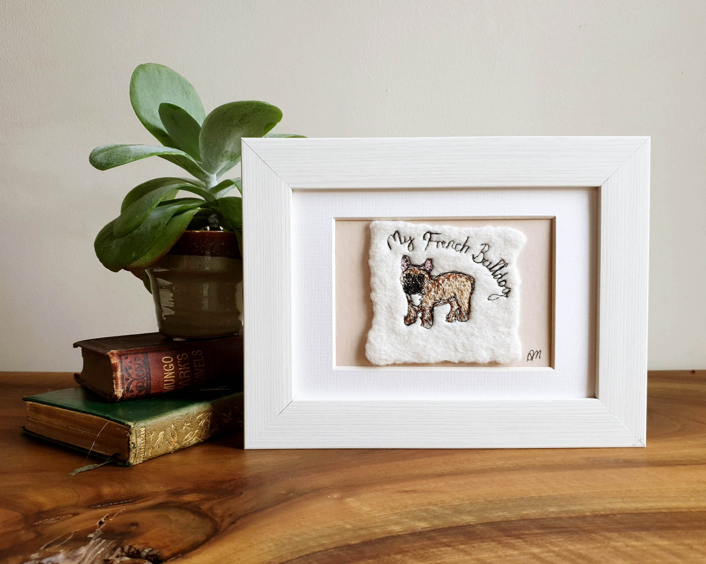 French Bulldog Dog Frame Etsy