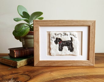 Kerry Blue Terrier Dog Frame