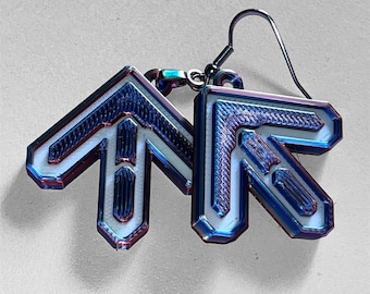 DDR earrings, 3d printed ddr arrow earrings