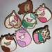 Handmade Squishmallow pin, matching sticker included! 
