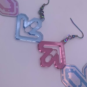 Pendientes DDR hechos a mano, pendientes de flecha cortados con láser