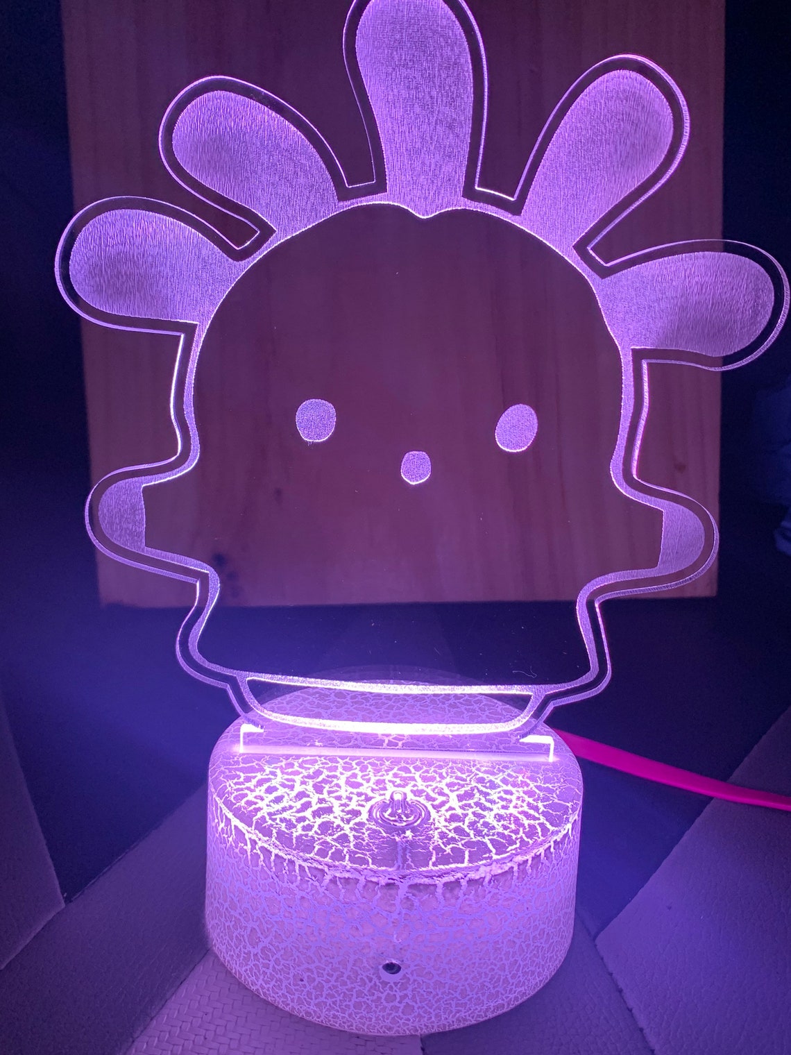 Squeakoid Lamp Acnh Inspired Lamp Gyroid Lamp Acnh Etsy Ireland