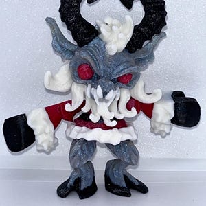 Krampus ornament, 3d printed Krampus figure