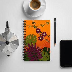 Travel Notebook Peruvian Jungle & Passion Flower Vines image 1