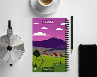 Travel Notebook - French Countryside & Lavender Fields