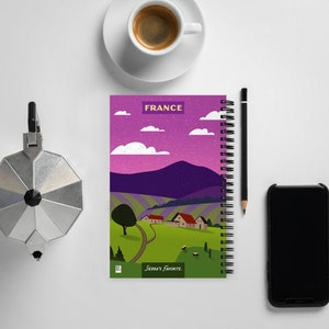 Travel Notebook French Countryside & Lavender Fields image 1