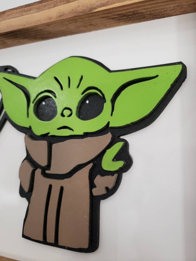 8x16 Farmhouse Peace Love Baby Yoda Sign Signs Home Living Locnuocxanh Vn