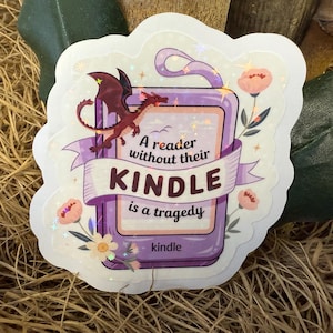 A Reader Without Their Kindle Sticker