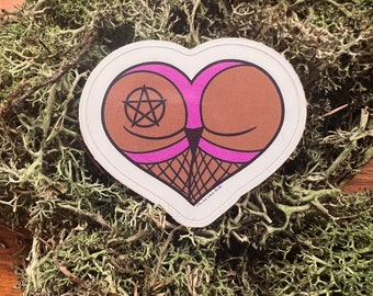 Pentagram Booty Sticker
