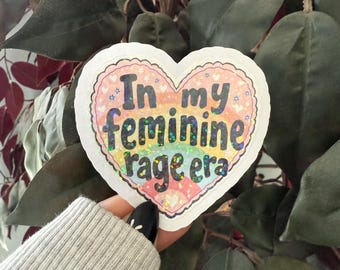 Klistermärke i min feminina ilska-era
