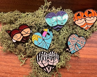 Spooky Booty Pins