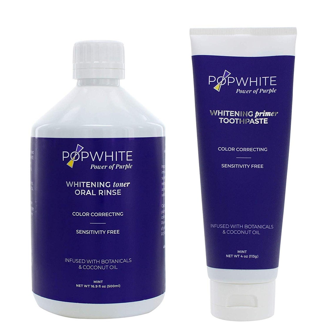 POPWHITE Purple Teeth Whitening Pack Etsy