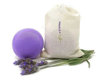 Geschenk verpackt Lavendel Duft Stressball