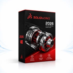 Software de diseño CAD 3D SolidWorks 2026 / Licencia de por vida - Descarga instantánea