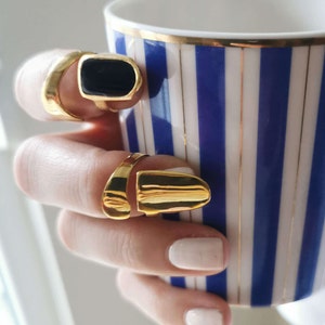 Nail Ring Silver Claw Fingernail Jewelry Gothic Adjustable Midi Rings Unique Statement Accessory for Women