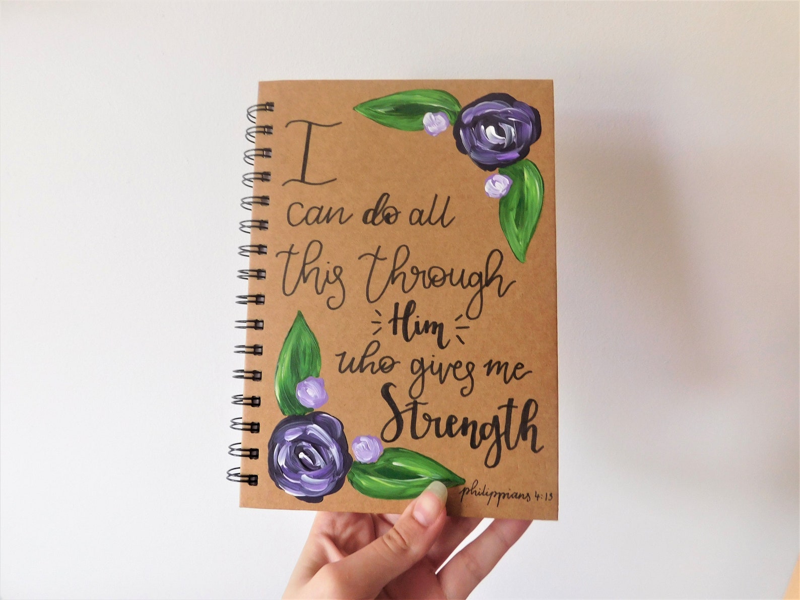 Floral Custom A5 Notebook Bible Verse Notebook Etsy floral-custom-a5-notebook-bible-verse-notebook-etsy