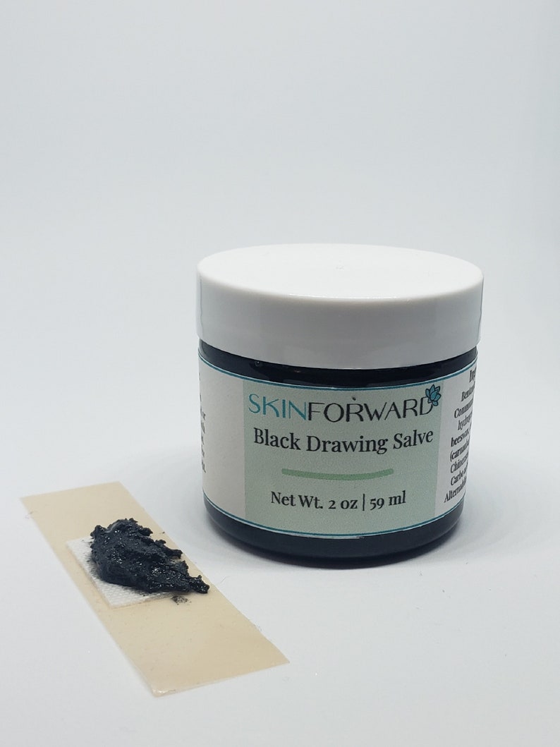 Salve For Boils Black Drawing Salve Hidradenitis Etsy