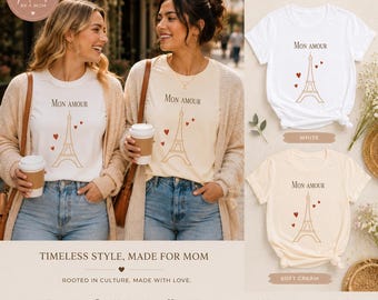 Mon Amour French Shirt T-Shirt | Parisian Love Tee