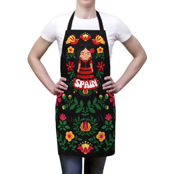 Custom Spanish Apron Etsy