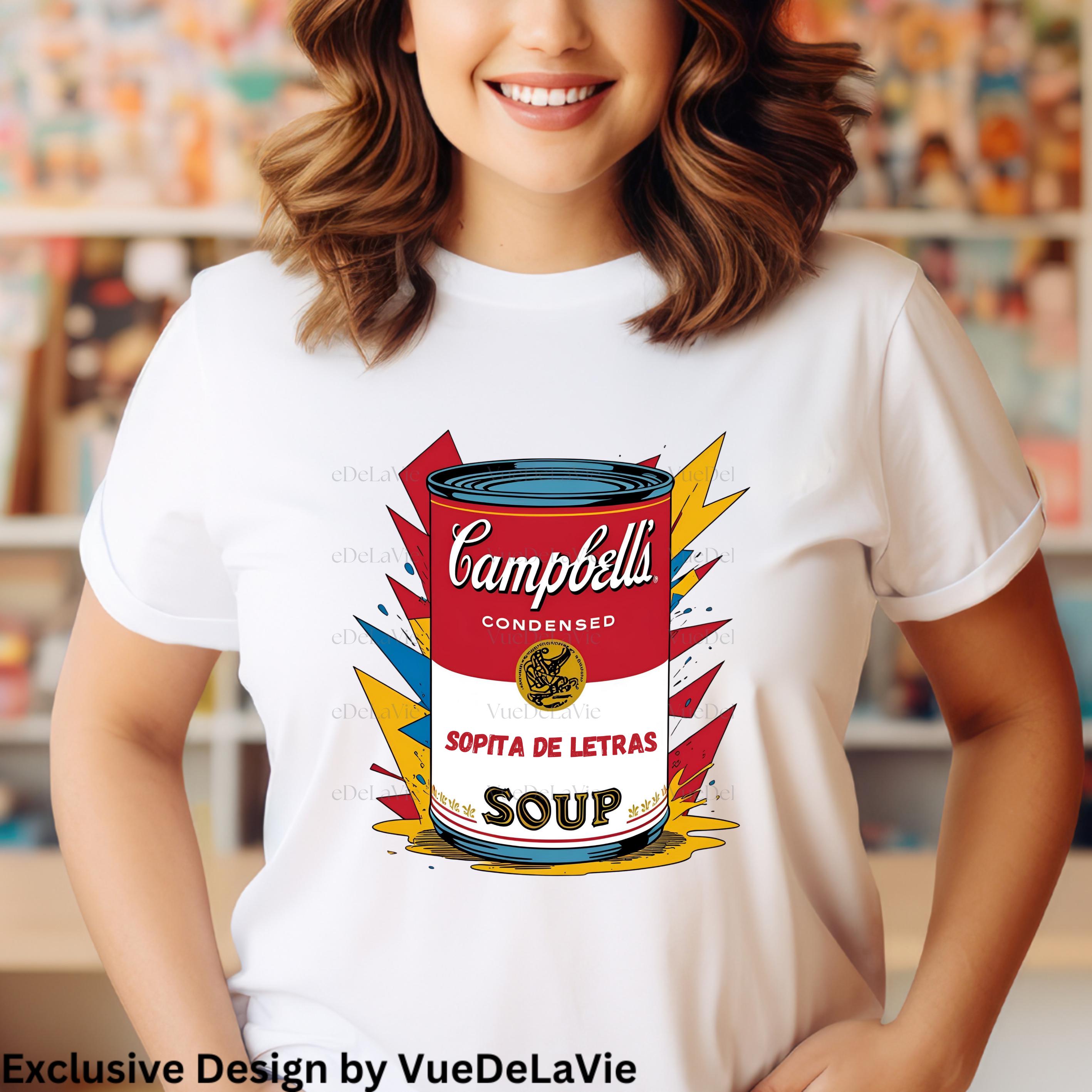 90s Andy Warhol “TOMATO SOUP” musium tee Vintage Andy Warhol Campbells Condensed Tomato 1990 X