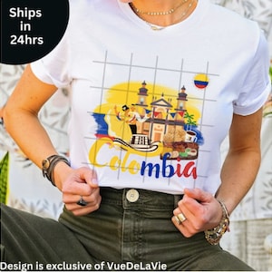Colombia Shirts Te Amo Colombia T-shirt Colombian Men and Women Unisex Tee VueDeLaVie Colombianos Trendy Top
