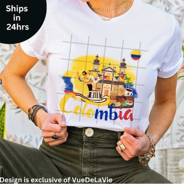 Colombie Chemises Te Amo Colombie T-shirt Colombien hommes et femmes T-shirt unisexe VueDeLaVie Colombianos Haut tendance