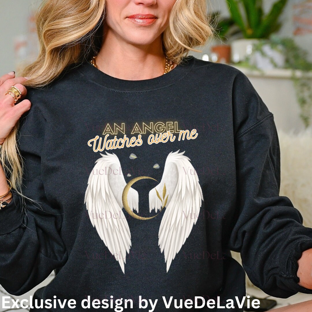 Angel Wings Sweatshirt: Memorial Gift, Comforting Remembrance - Etsy