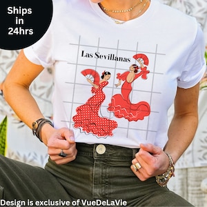 Flamenco Dancer T-Shirt: La Sevillanas Spain Tee