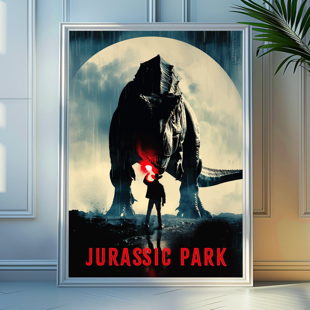 Jurassic Park Poster Unframed Print A4 A3 A2 A1 A0 - Etsy
