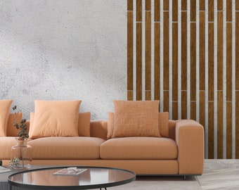 Wooden Wall Slats, Slats for Walls, Wood Panels Wall Decor, Slats Wall Art, Decorative Panels for Walls, Wood Planks Wall, Wood Strips Wall