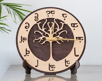 Tree wall clock, Fantasy wall clock, Tree of life clock, Nature wall clock, Forest clock, Wall clock unique,Wood wall clock,Wall clock large