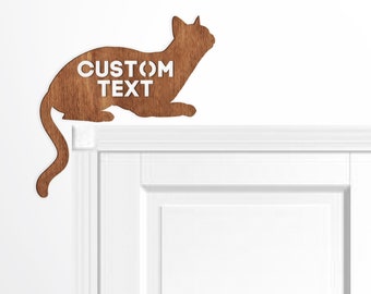 Decoración de la pared del topper de la puerta, Topper de la puerta de la habitación personalizado, Topper de la puerta de madera, Door Topper personalizado, Custom Over The Door Sign, Door topper